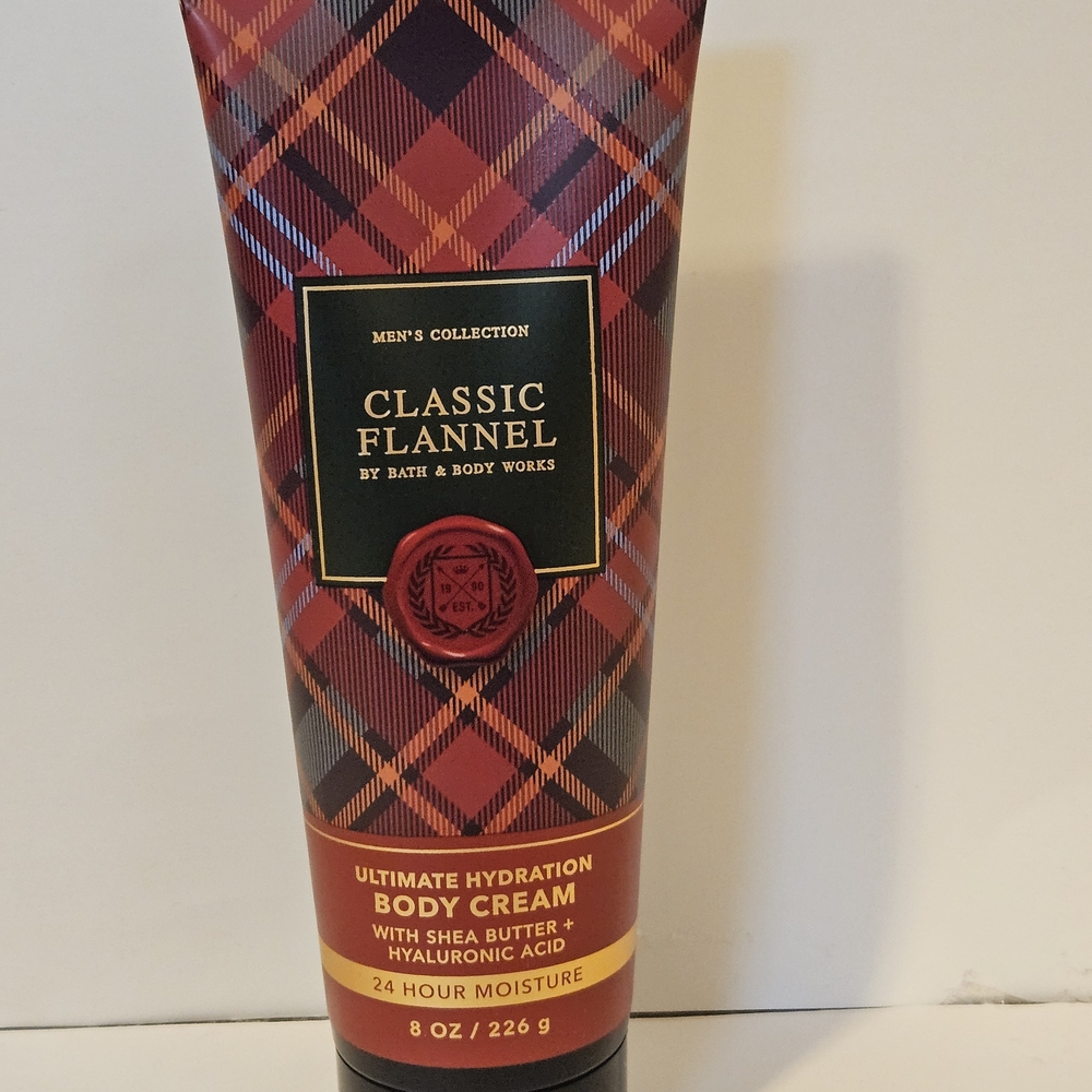 Bath & Body Works Body Cream - Classic Flannel Men's Collection